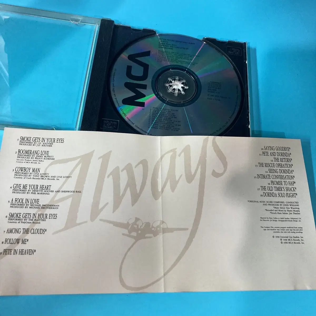 [중고음반/CD] 영혼은 그대 곁에 Always 영화음악 OST