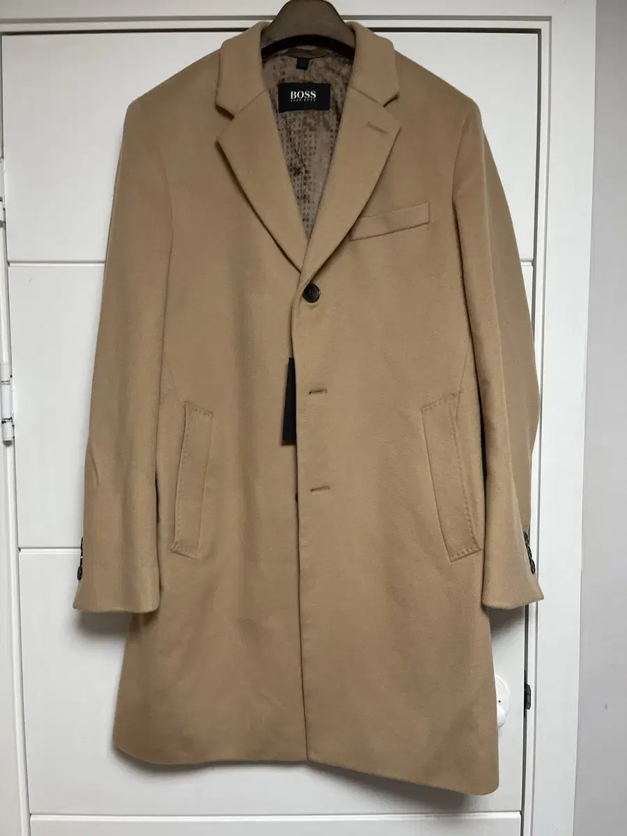 [정품][택달린새상품] boss hugo boss wool cashmere coat beige 38 men