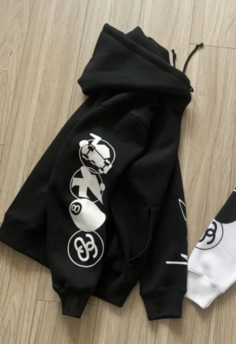 Stussy Hoodie 8-Ball Black Size S