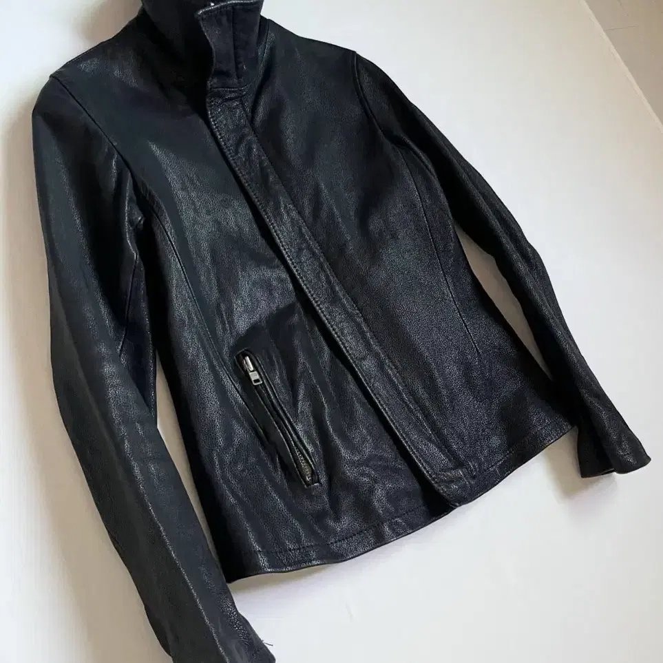 LENTRIAN Calf Leather Riders Jacket