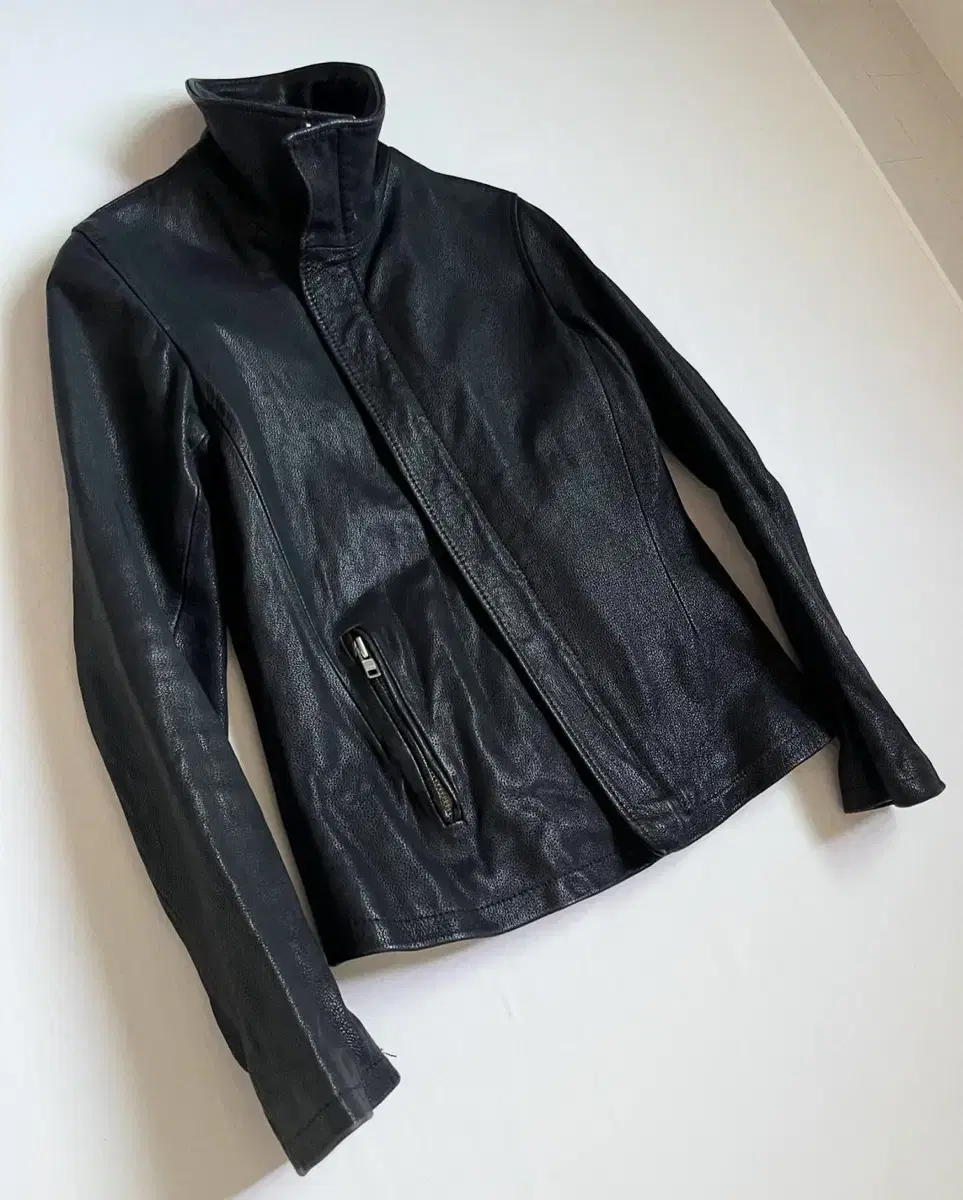 LENTRIAN Calf Leather Riders Jacket