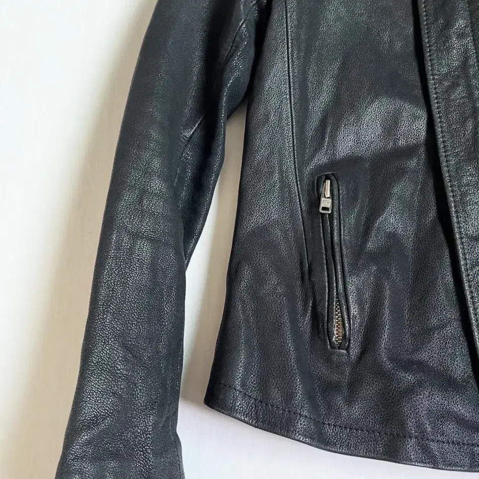 LENTRIAN Calf Leather Riders Jacket