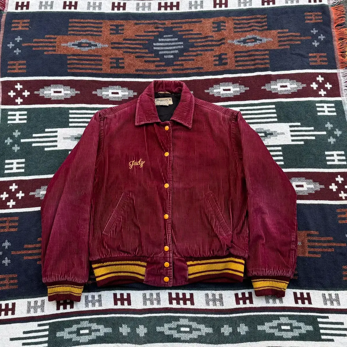 60's Vintage Corduroy Bar City Jacket (36)