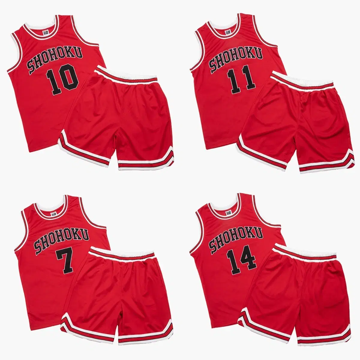 SLAM DUNK Toei Shop Official Jersey Kang Baekho Seo Tae-woong Song Tae-seop Jung Dae-man XL L