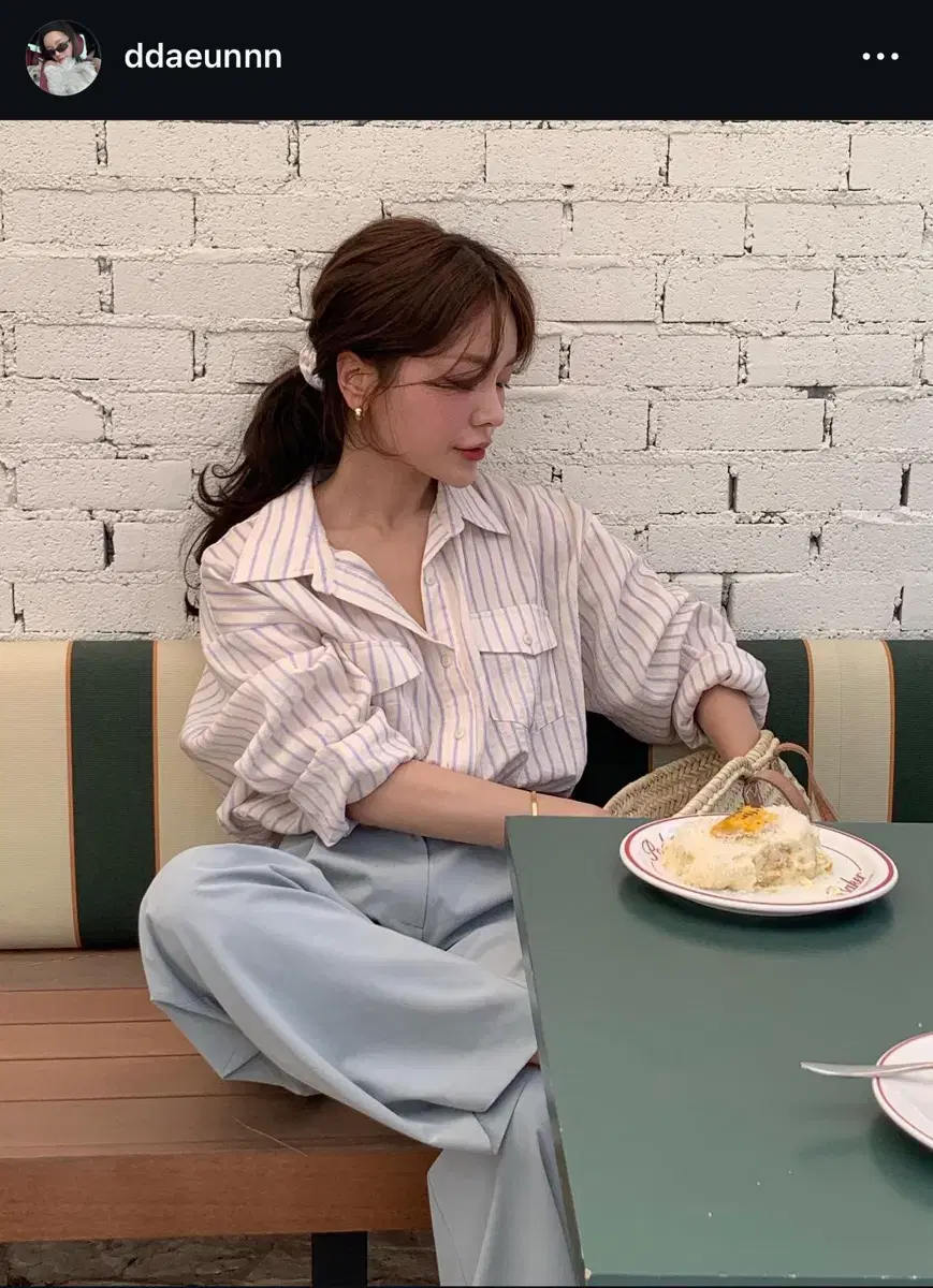 위드아웃썸머 marie shirt 베이지