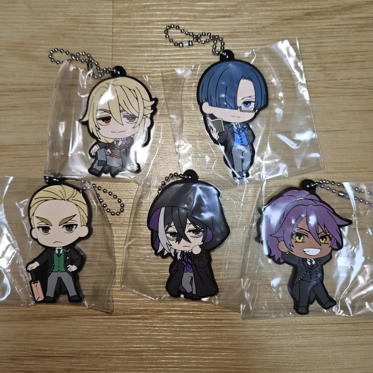 Black Butler Boarding School Edition Rubber Strap Bloo Edmond Violet Ciel Sebastian Wts.