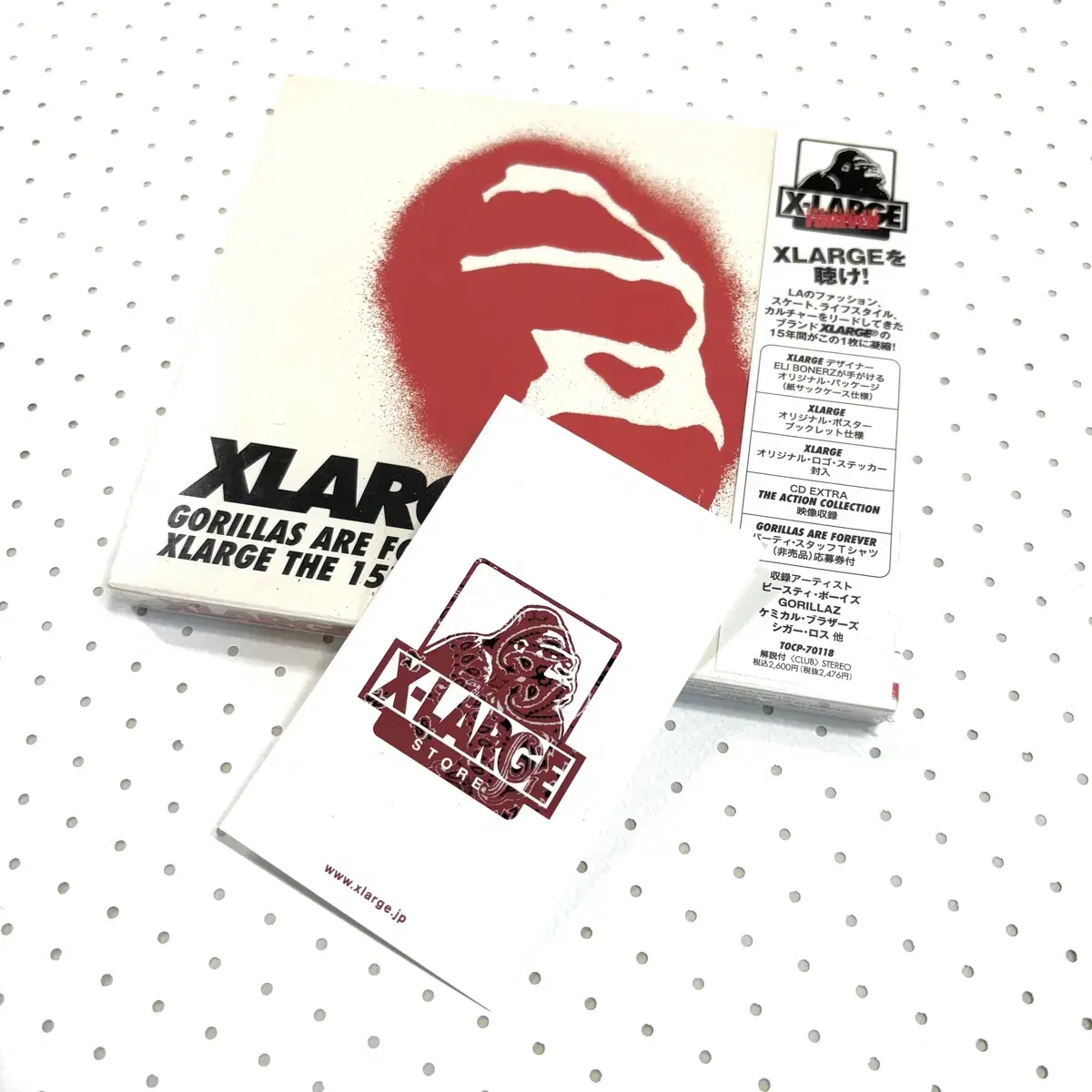 XLARGE GORILLAS ARE FOREVER 15주년 CD