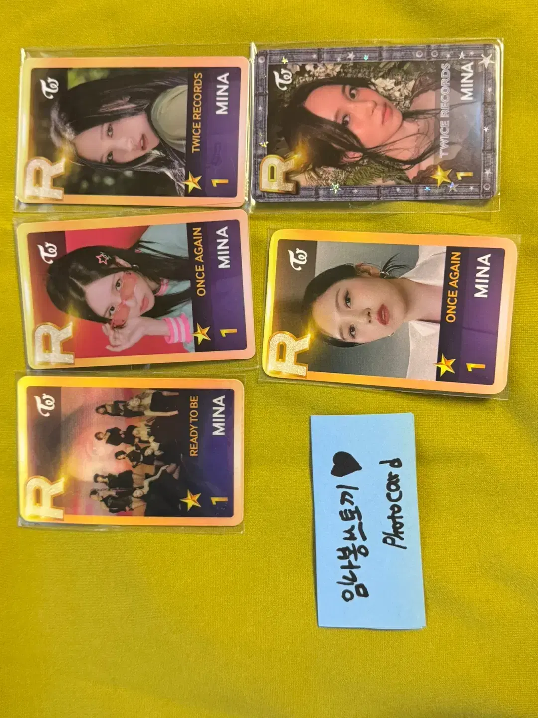 SuperStar JYPNATION (Shusume) twice mina Sells photo cards