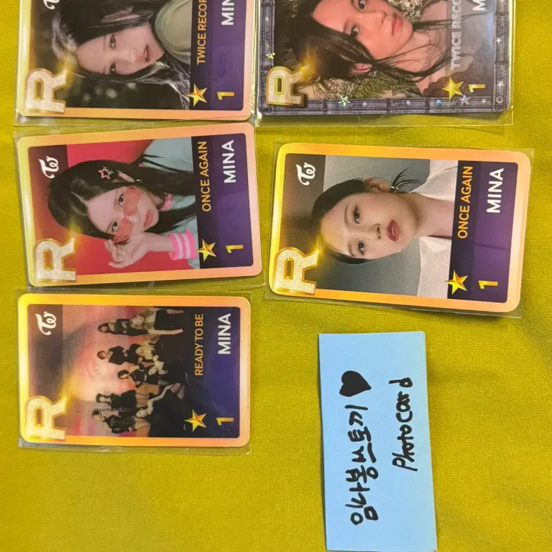 SuperStar JYPNATION (Shusume) twice mina Sells photo cards