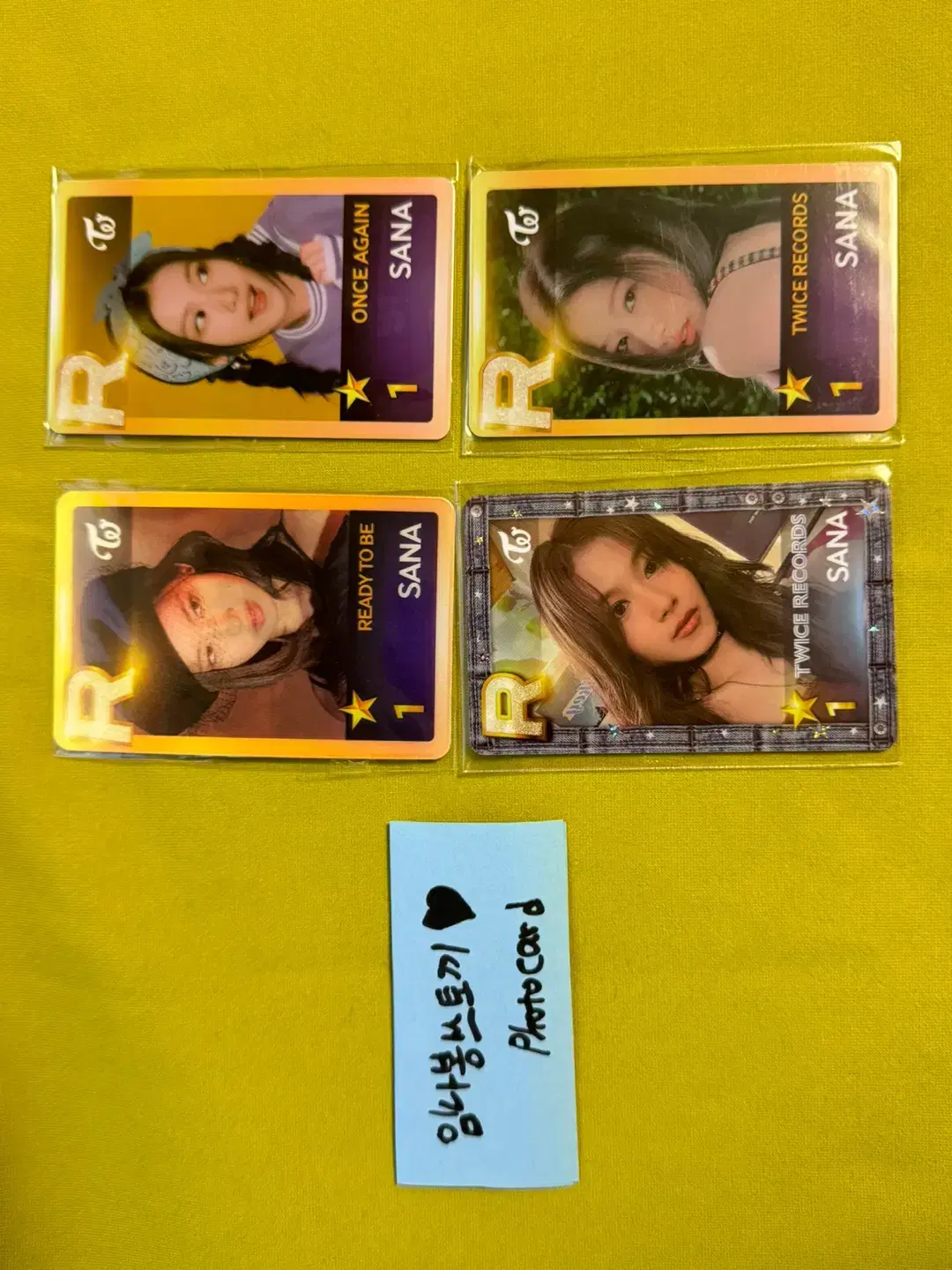 SuperStar JYPNATION(SSJ) twice sana Sells photo cards