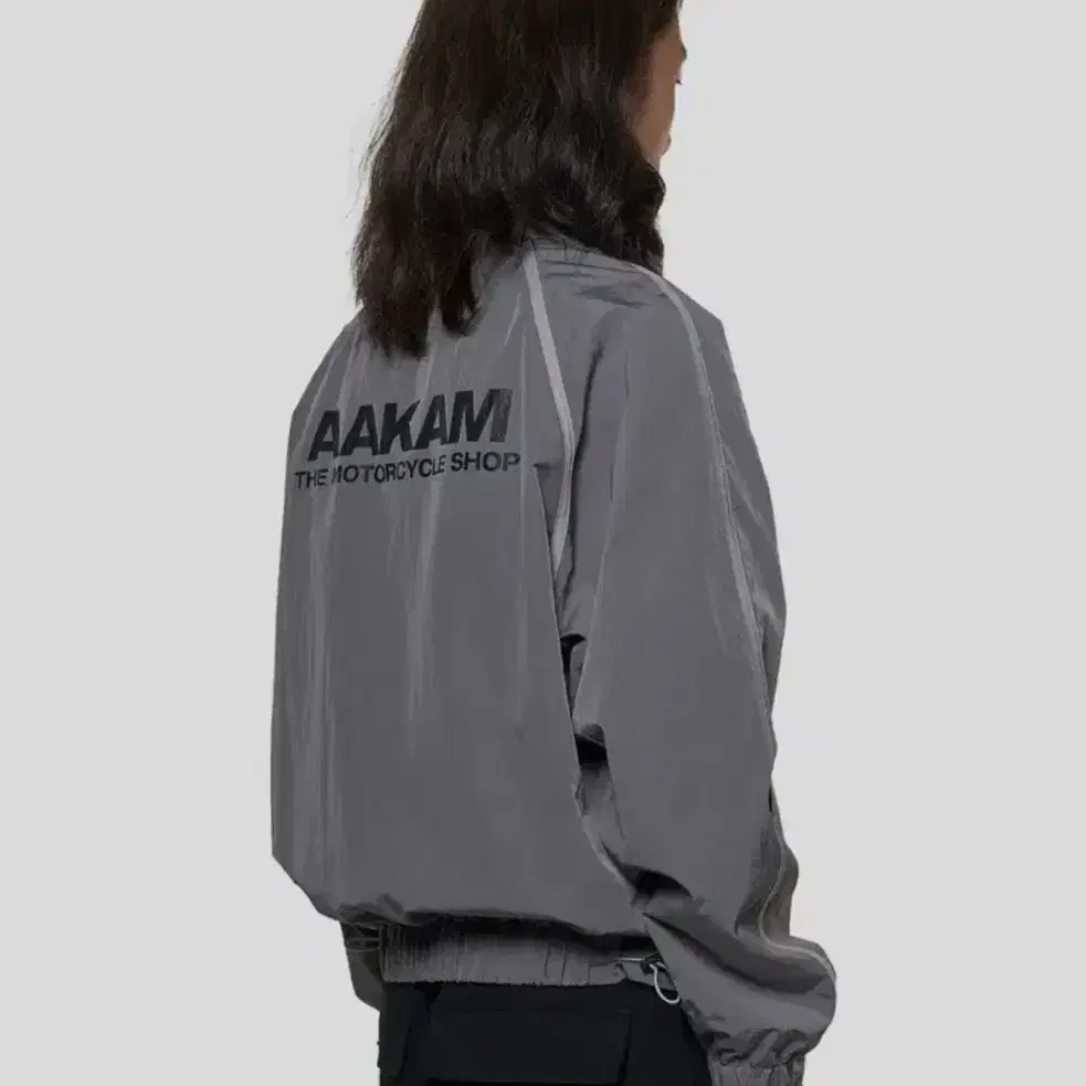 아캄 AAKAM 나일론 자켓 Nylon Line Jacket Gray