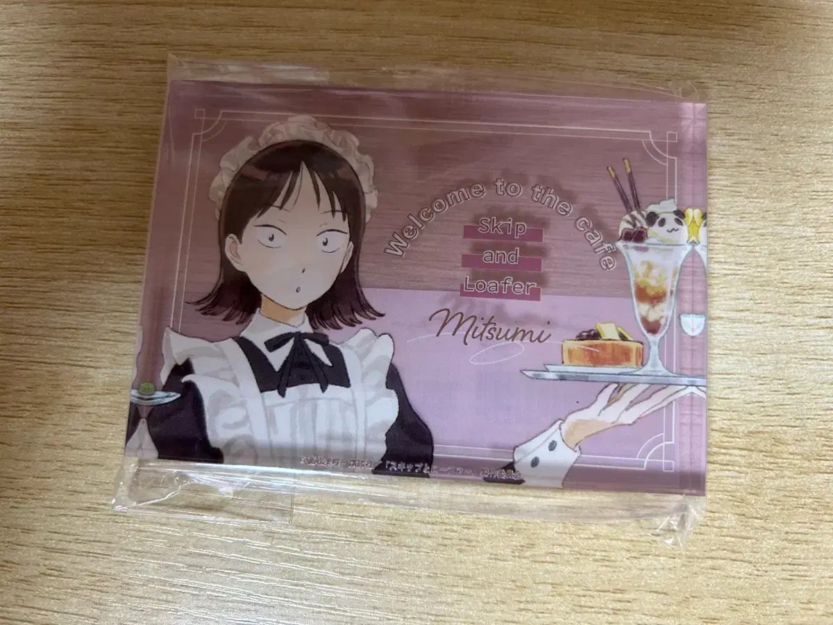 Skip and Loafer Cafe Mitsumi acrylic Block sell unsealed