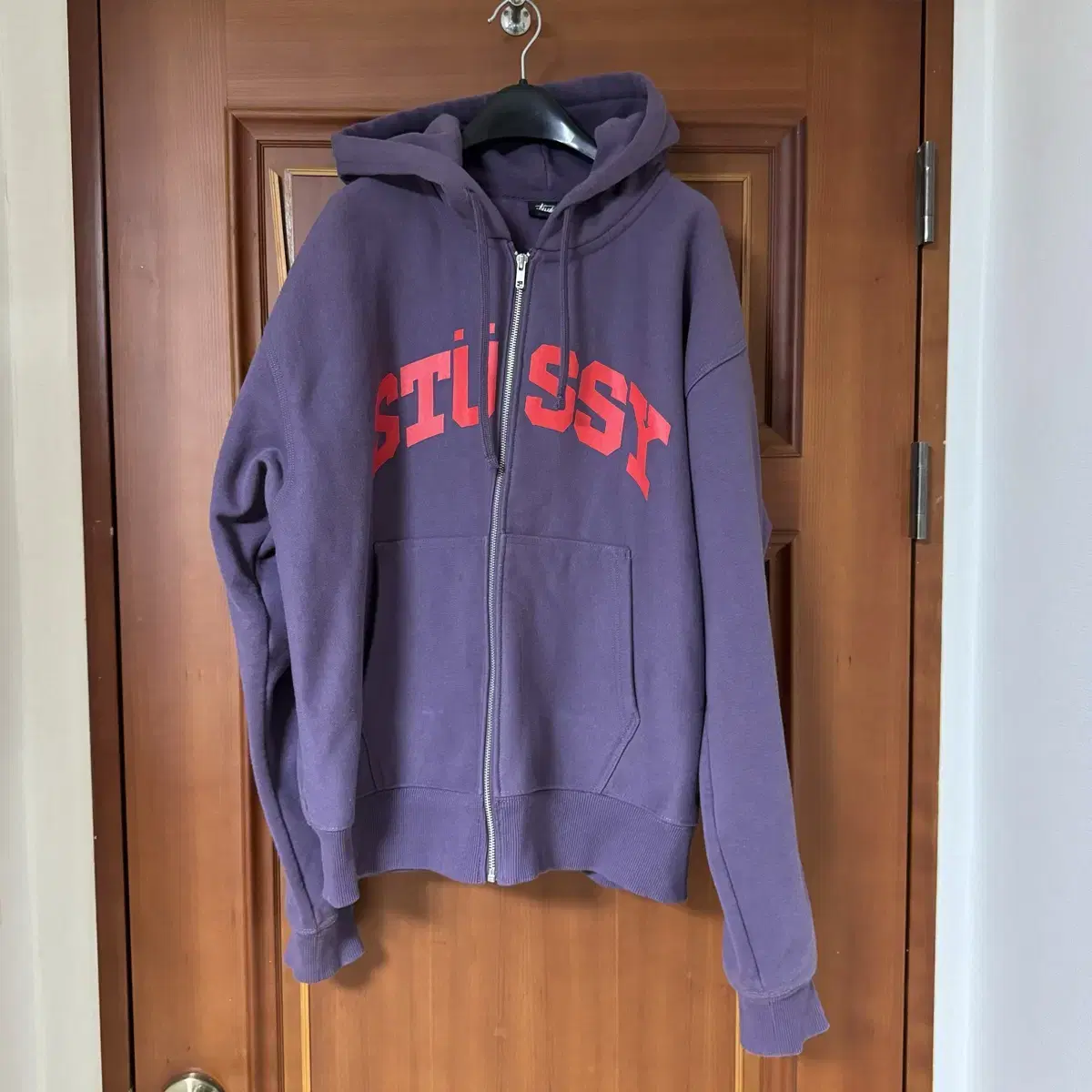 Stussy block sports hoodie