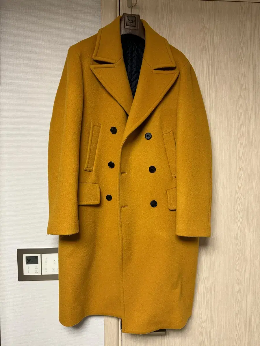 Mustard Double Quilted Coat 105