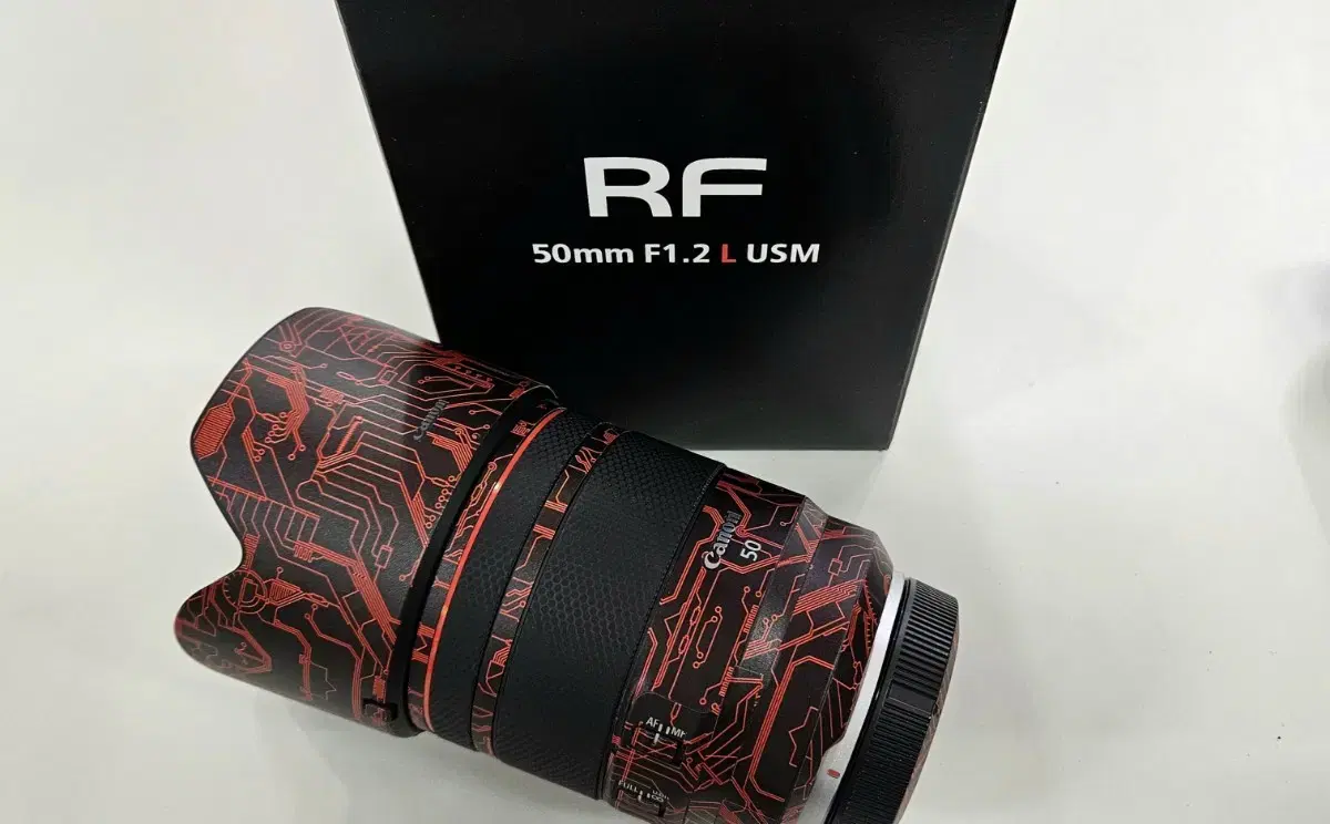 캐논 알오이 RF 50mm F1.2L USM 신품급 필터 스킨 포함