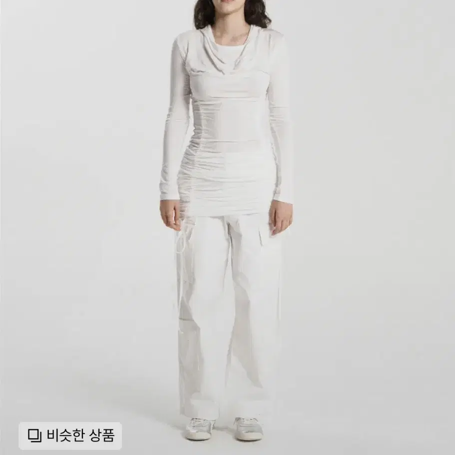 일리오 WHITE 3WAY HOODY TOP-DRESS