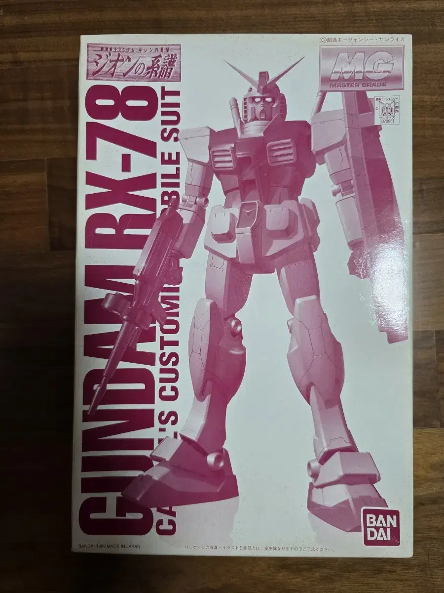 Vahn Dai Harvey Show limited edition MG Gundam RX 78 Kyasval Coated Version