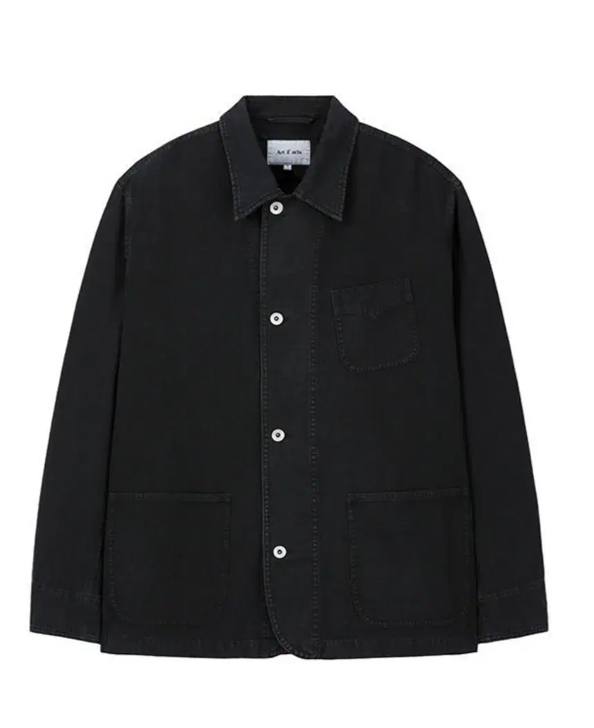 [XL] Artifacts Garment Dyed Western Coverall Jacket Fei Black