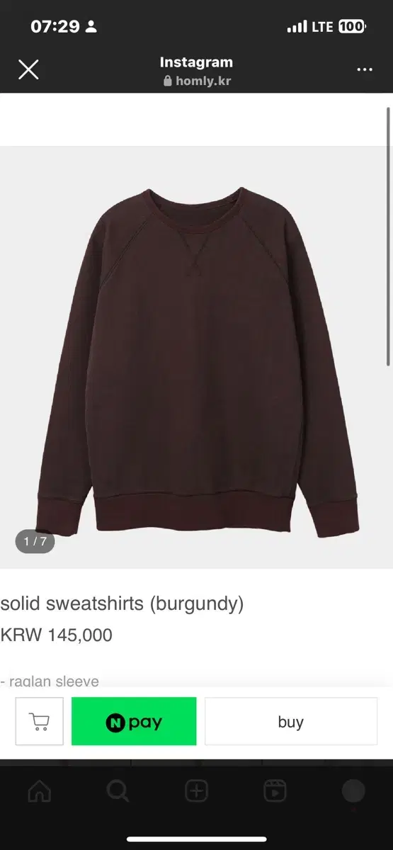 homly sweatshirts burgundy 2