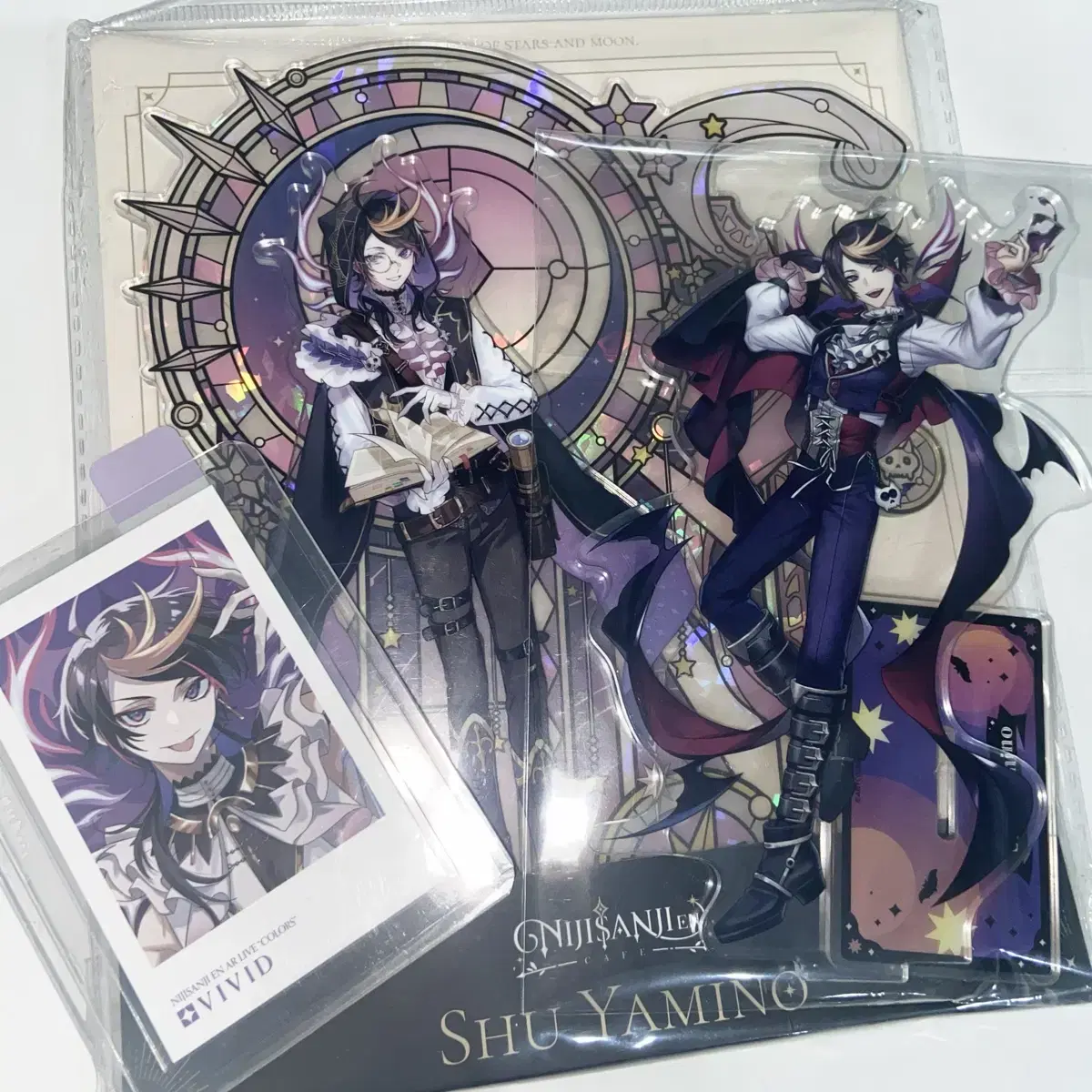 Damn only until zuu 4.5) NIJISANJI en Luxe M Shu Yamino Collab acrylic Cheki