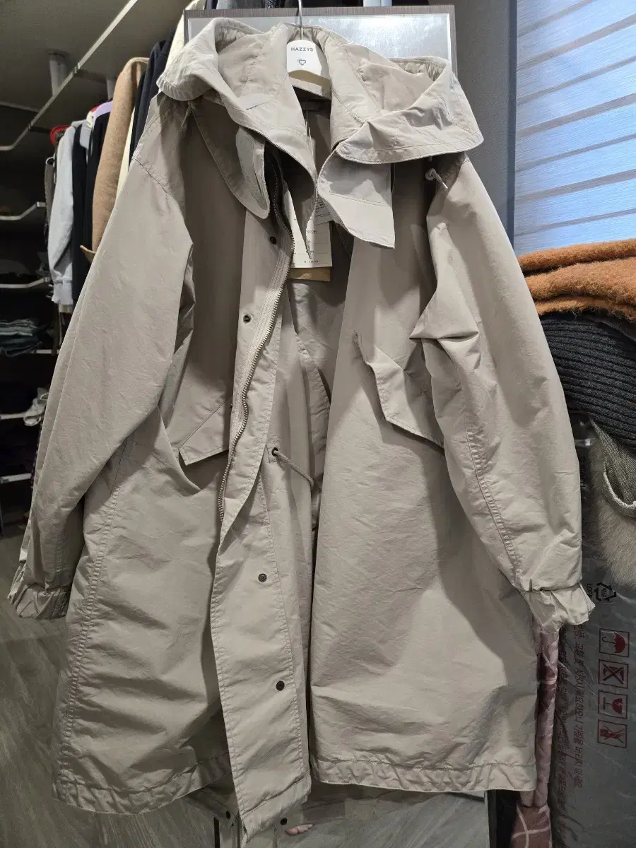 Captain Sunshine Wheat Coat Taupe Size 40