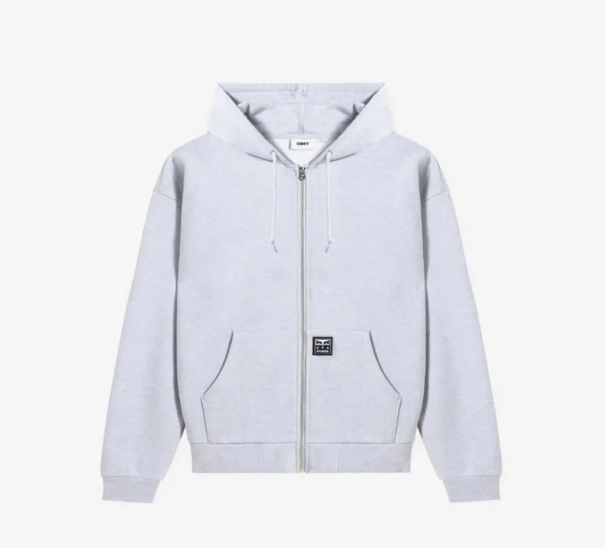 iapp obey hoodie zip up m new