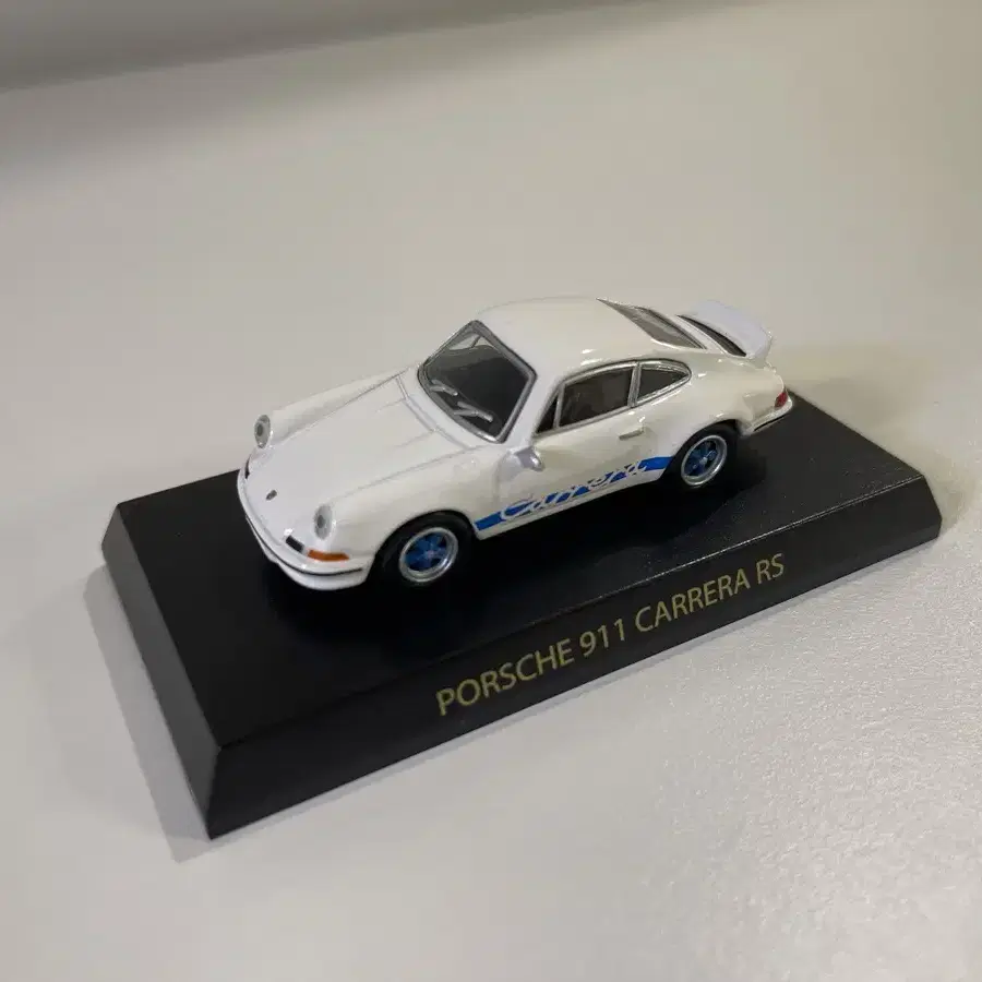 포르쉐 911 카레라 RS 화이트/블루 교쇼 다이캐스트 1/64