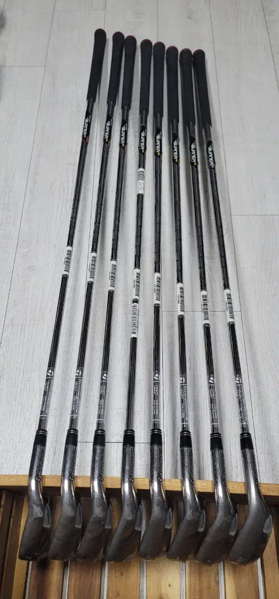 Full set of golf clubs