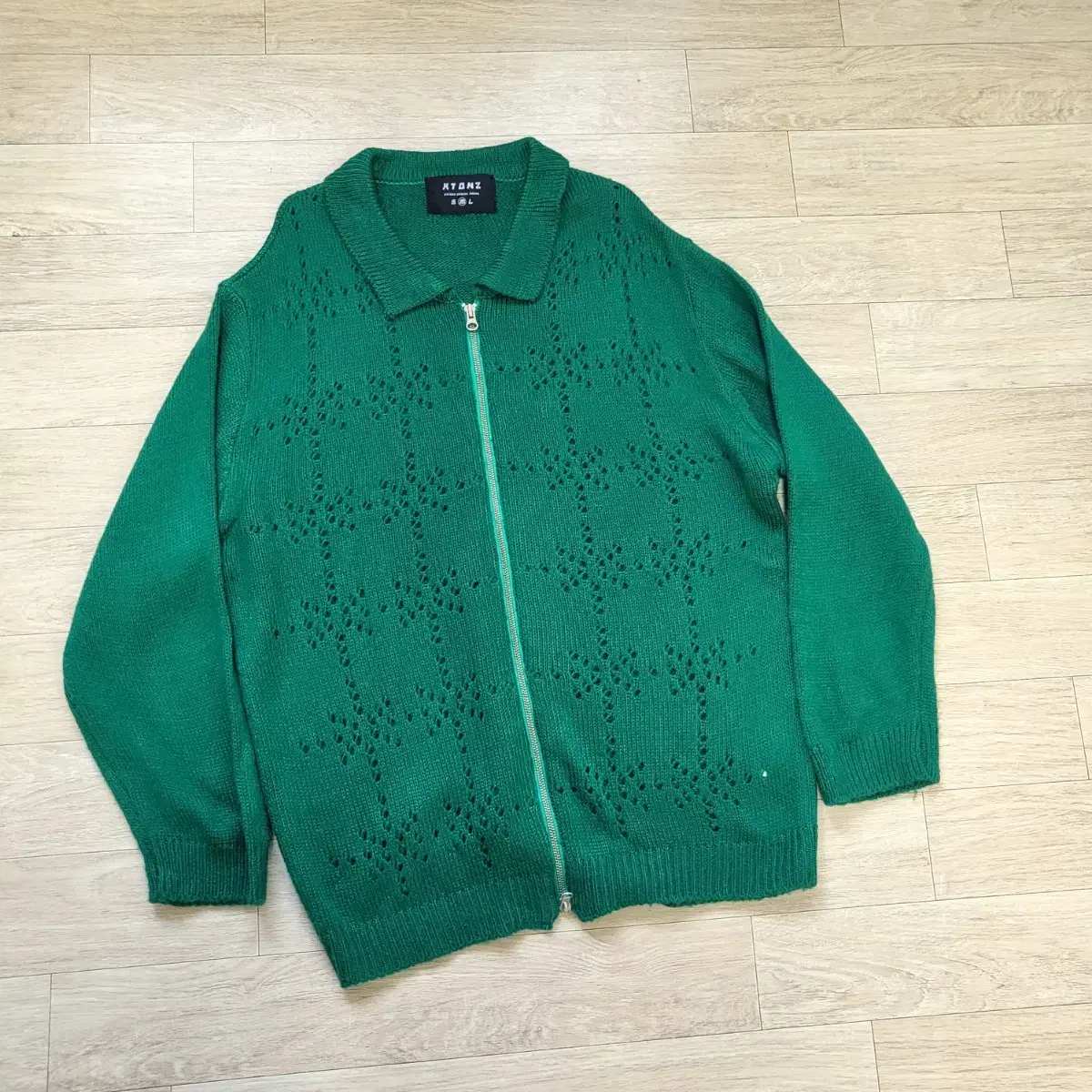 M)Xtonez Punching Zip Up Knit sells