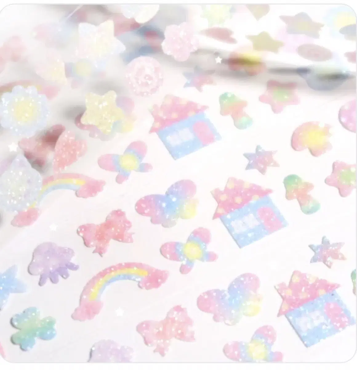 Stickers Pearlibutton Collaboration Keys Cut Shimmer pebbles Ting