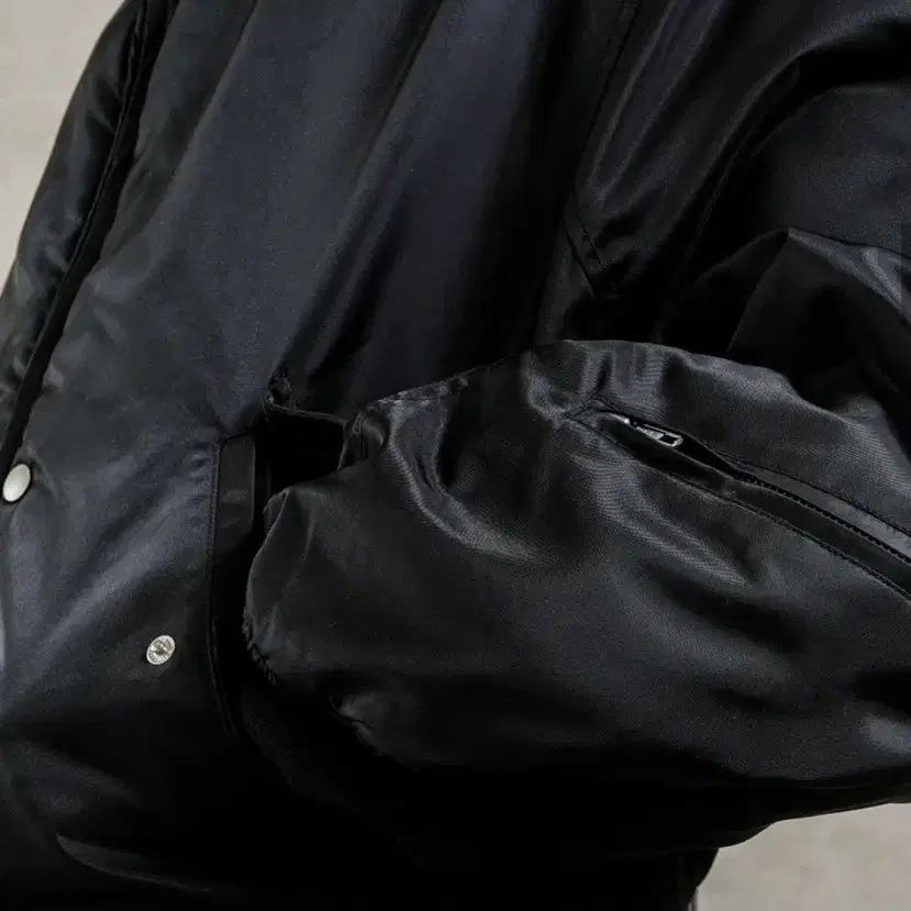 MULTI ZIPPER MA-1 JACKET [BLACK]