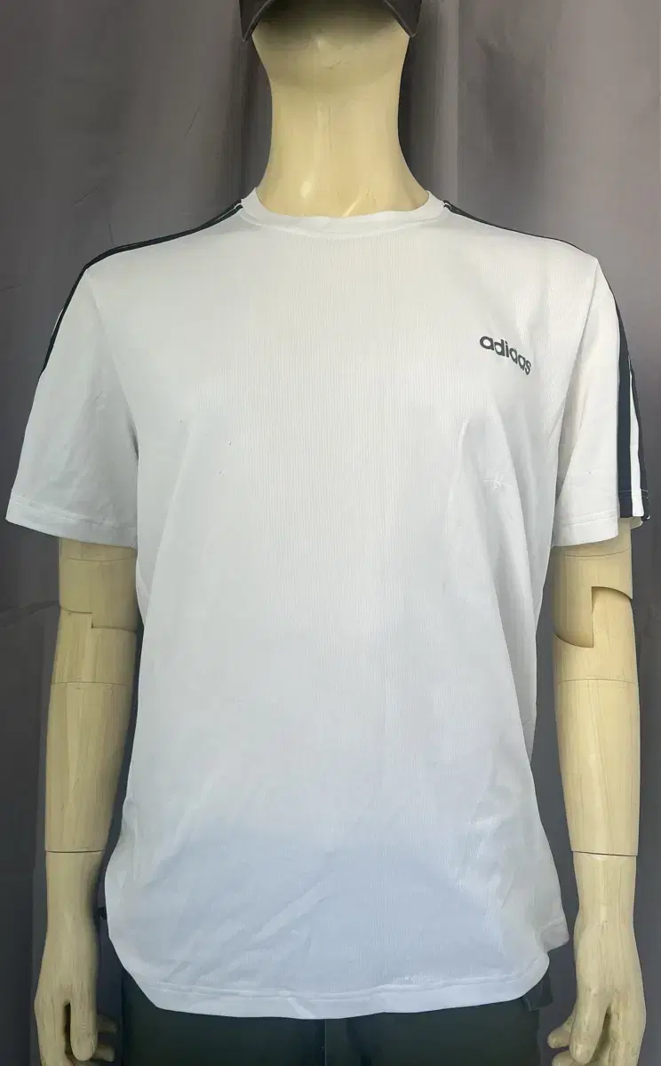 Adidas Performance Sweatshirt White Tricot Short Sleeve