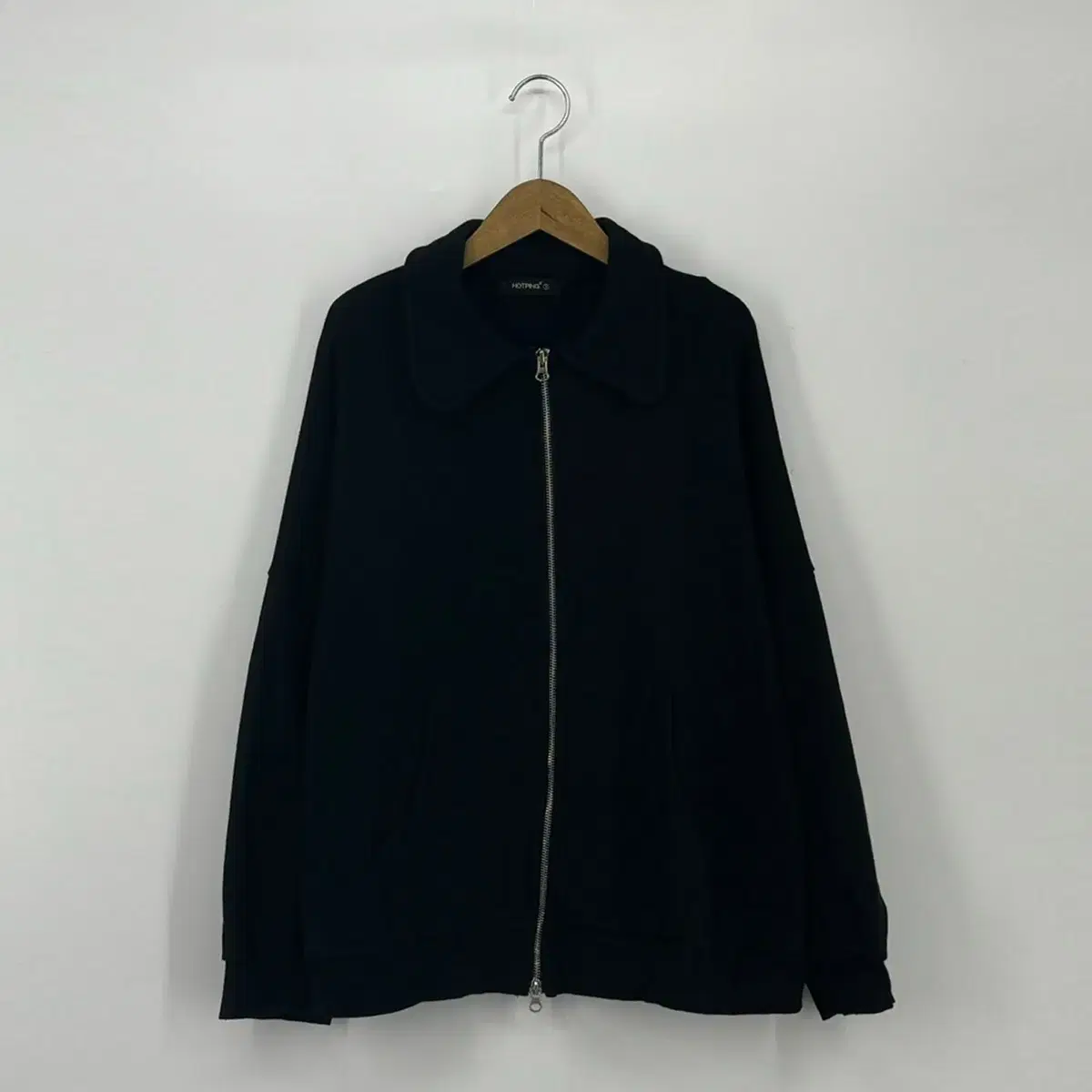 핫핑 집업 점퍼 (3 size / BLACK)