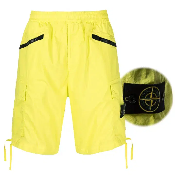 [STONE] Logo Patch Midi Bermuda Short Pants 7415L0403 V0051