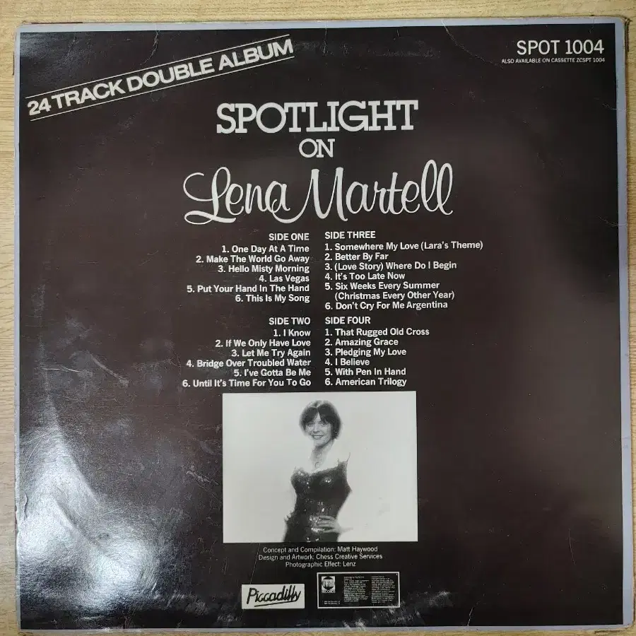 LENA MARTELL 2LP 음반 (LP 턴테이블 오디오 앰프