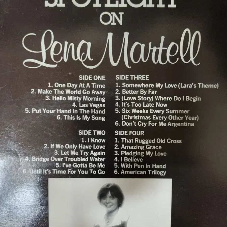 LENA MARTELL 2LP 음반 (LP 턴테이블 오디오 앰프