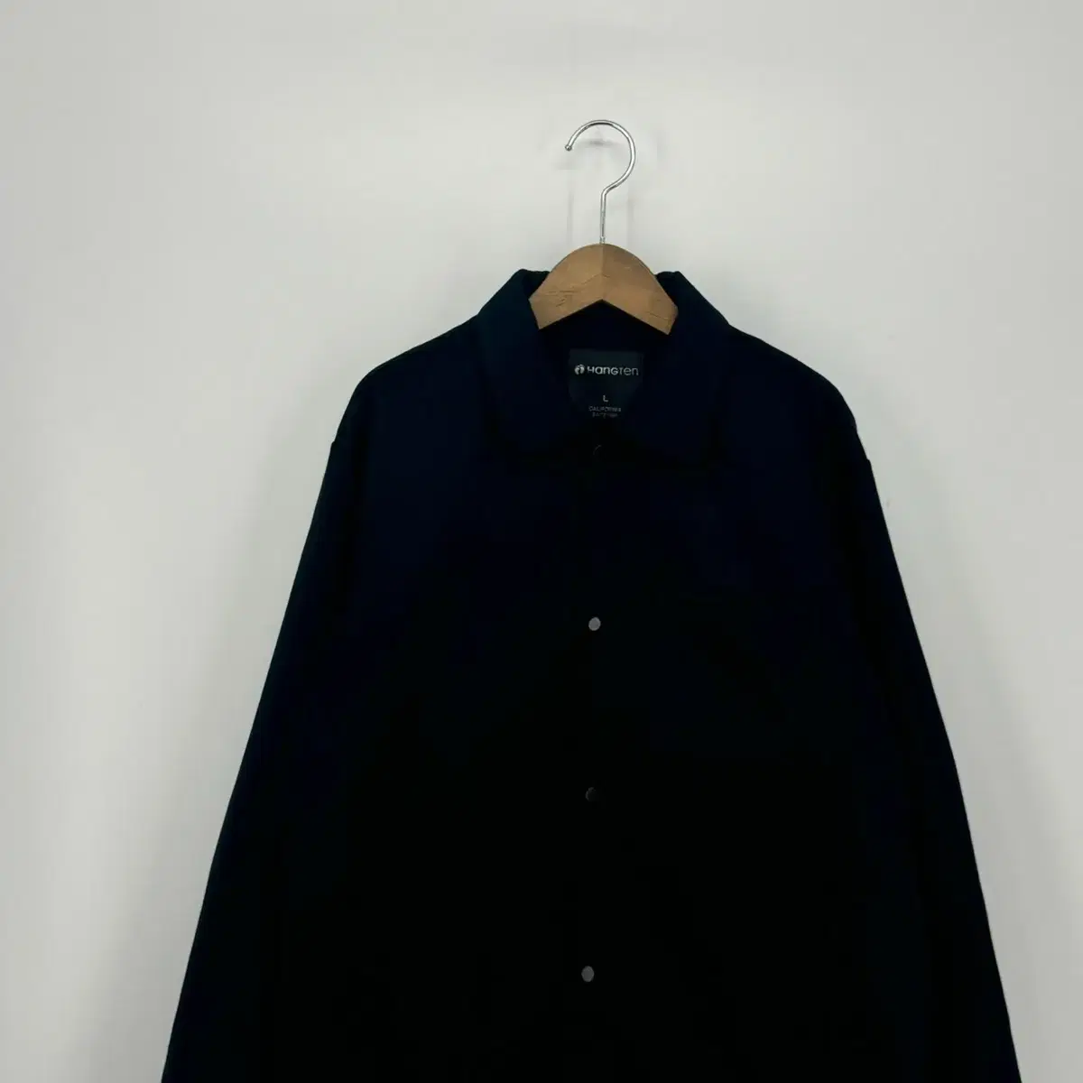 행텐 면 자켓 (L size / BLACK)