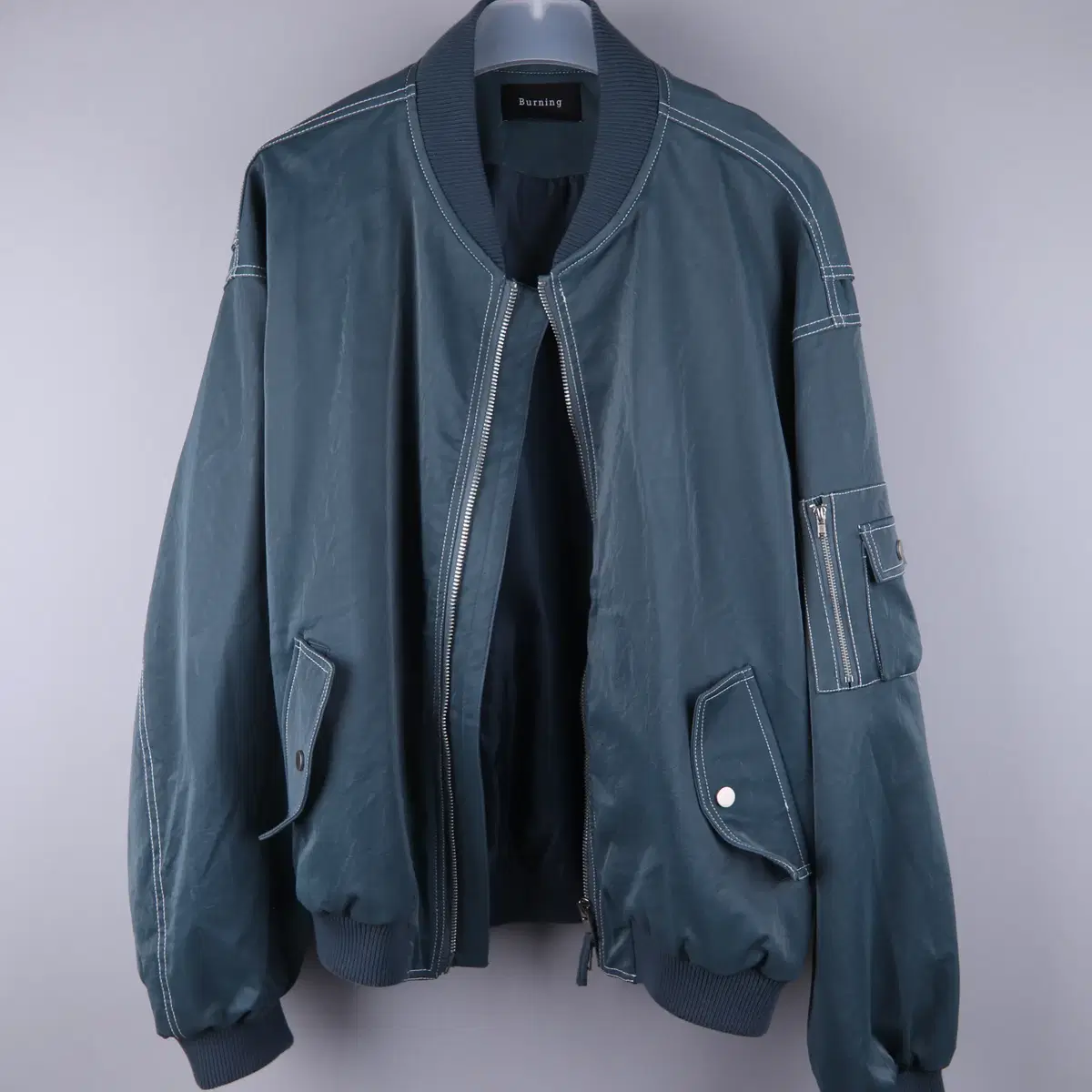 Vintage Leather Blouson Jacket (F)