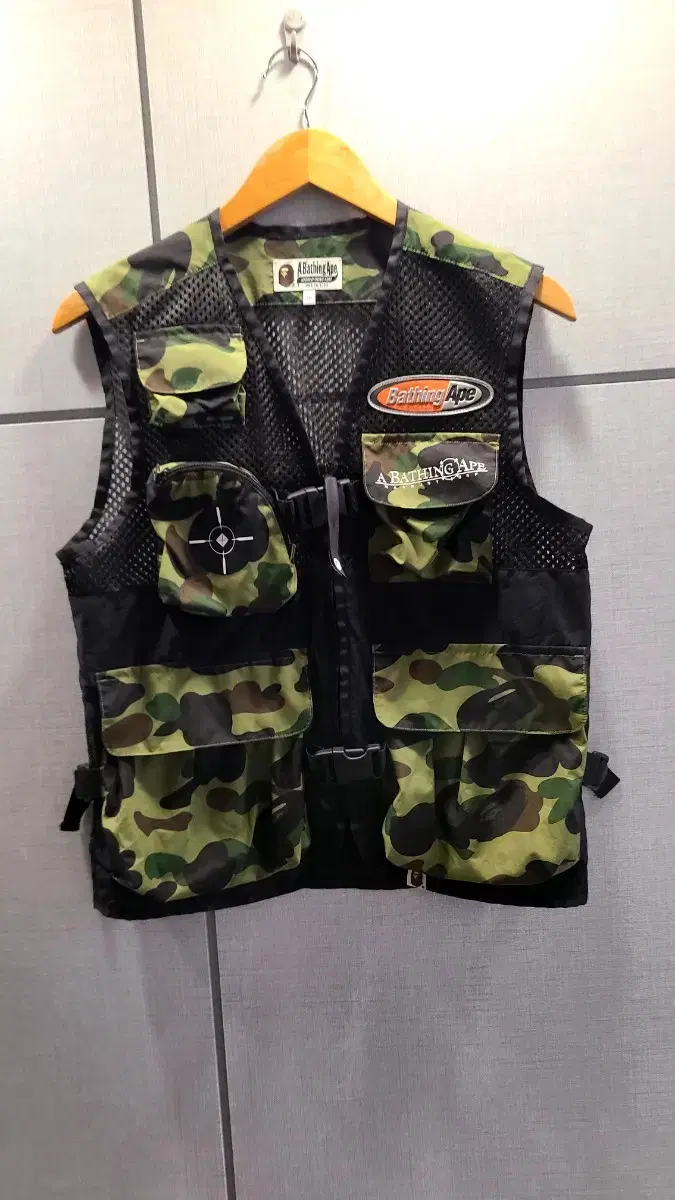 [S]Vape 1st Green Camo Logo Mesh Vest