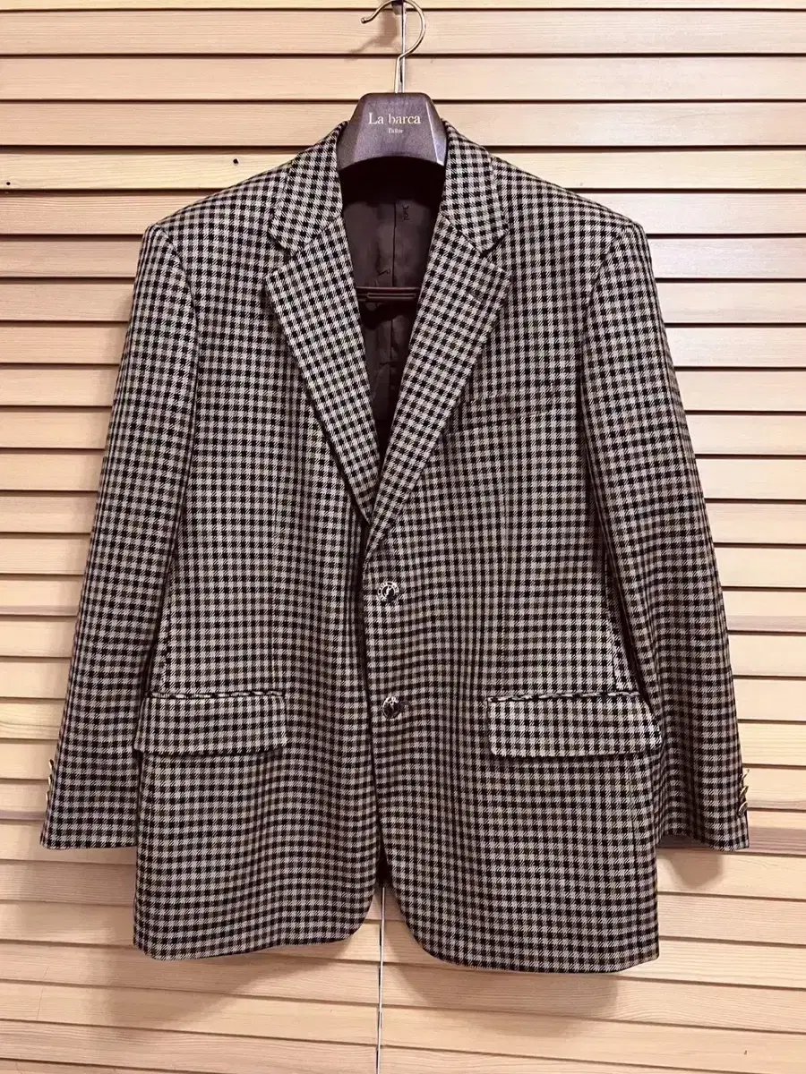 Yves Saint Laurent Classic Wool Jacket Nova Check 110