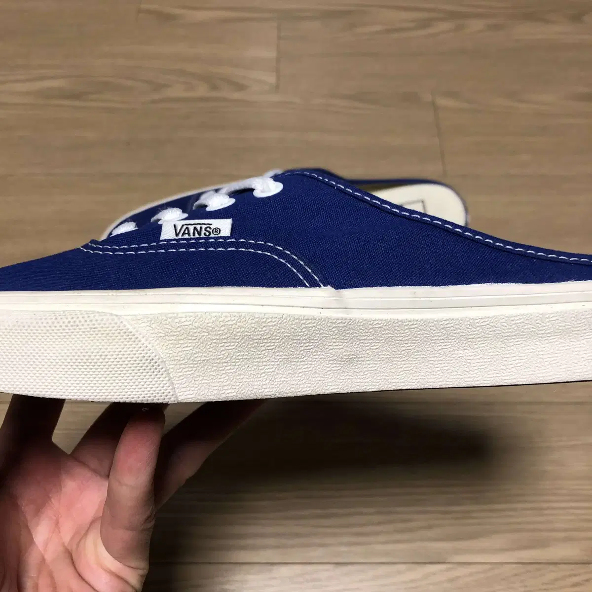 235) 반스 VANS 어센틱 뮬 로얄 블루 반스 어센틱 뮬 235