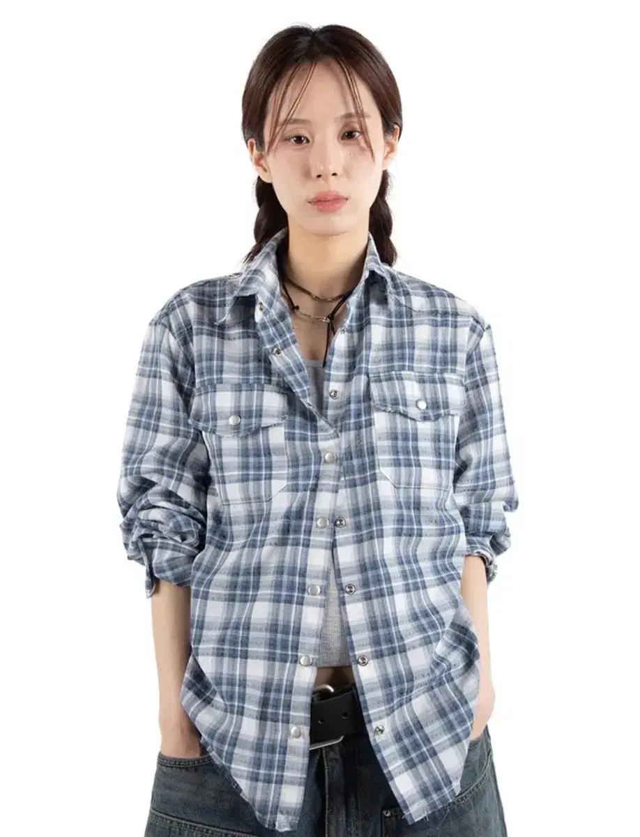 릿킴 웨스턴 체크 셔츠 WESTERN CHECK SHIRT