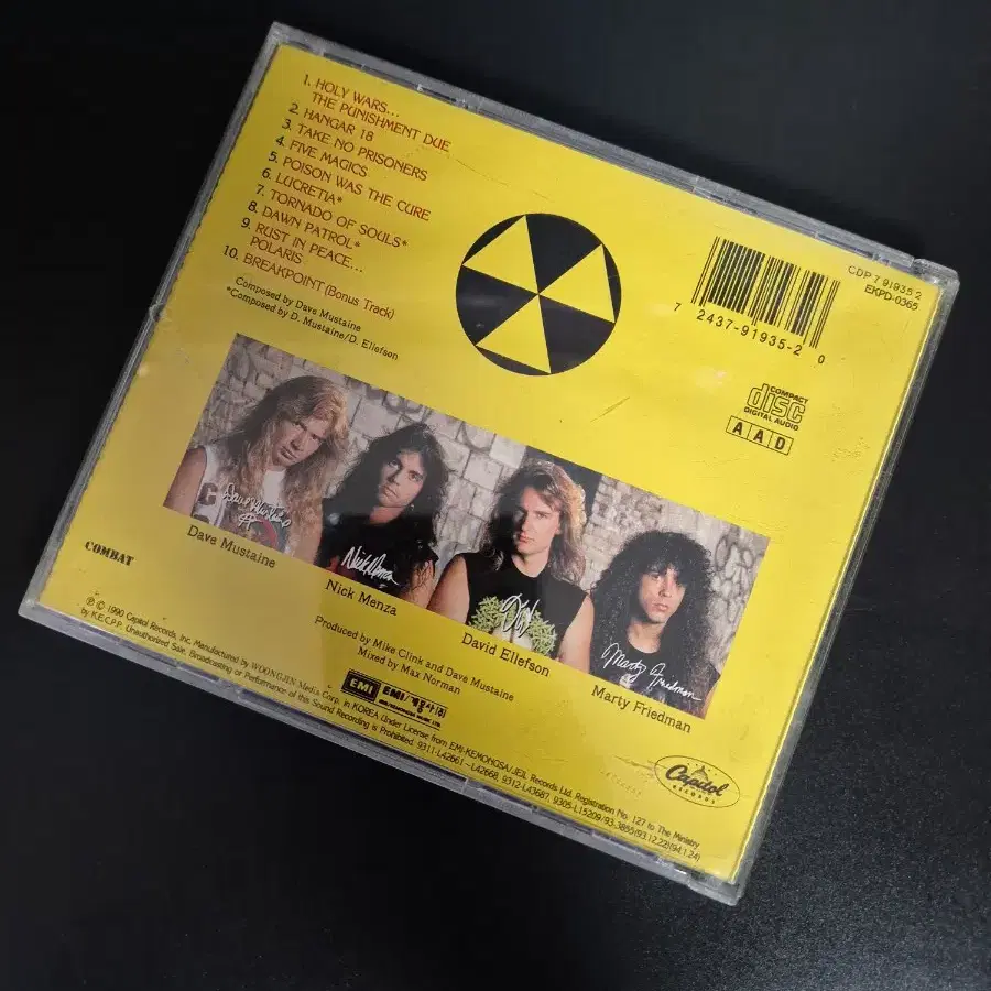 MEGADETH Rust In Peace CD