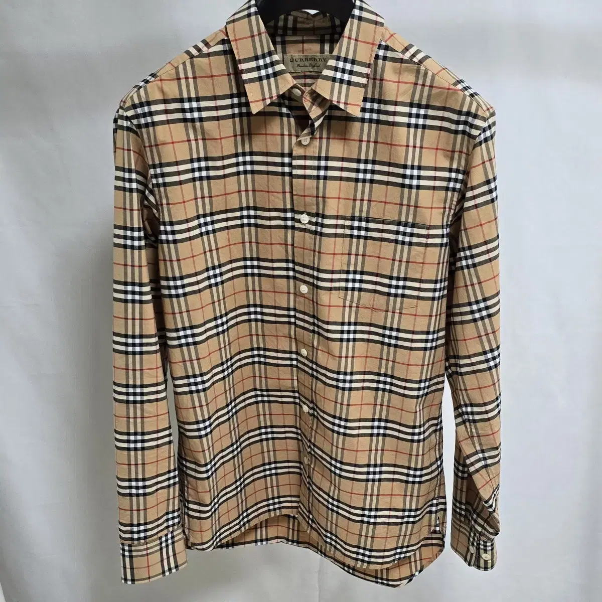 Burberry Check shirt M size 95 100 sells