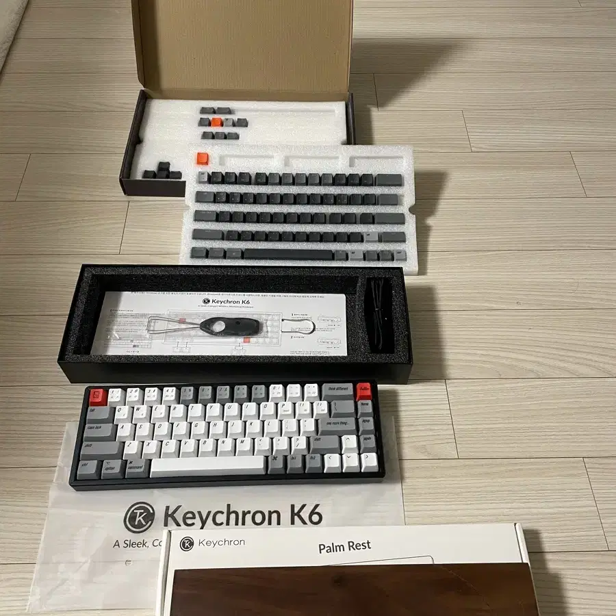 Keychron 키크론 K6 (추가키캡, 팜레스트 포함)