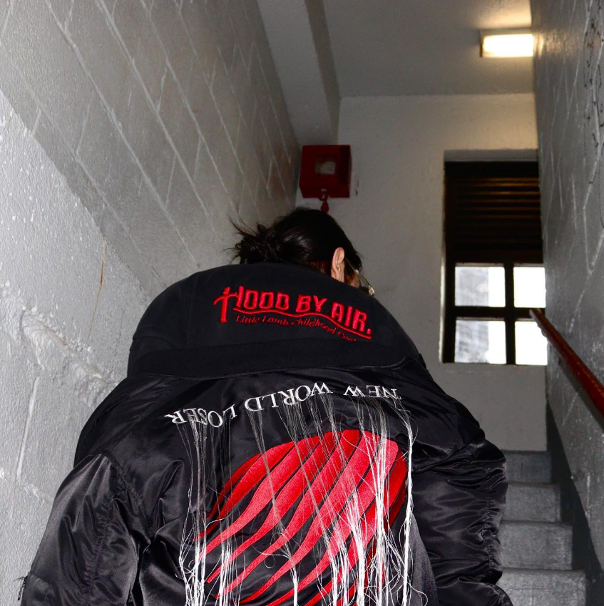 Hood by air new world loser bomber