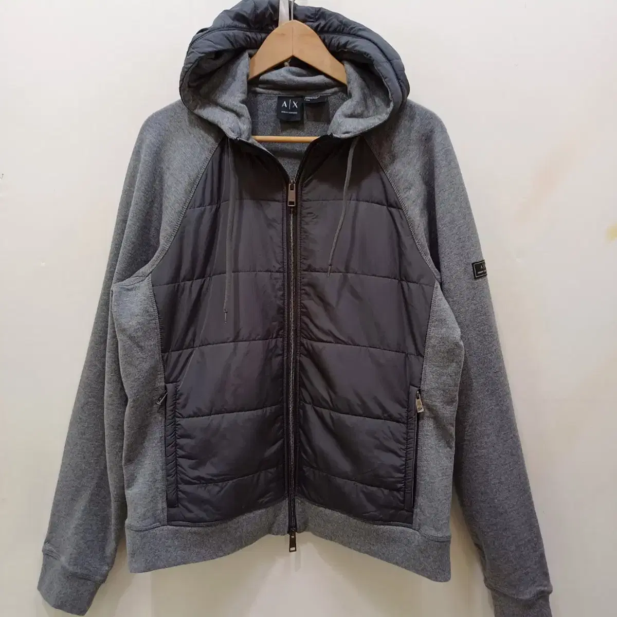 Armani bom gaeul slightly chilly hooded zip-up jacket jumper men's L great love bonbon bonbon