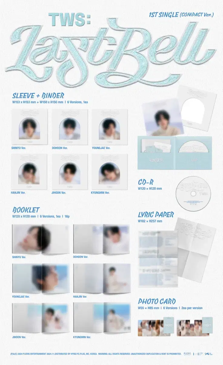 Tours TWS Last Bell COMPACT Ver. 5 preorder buncheol