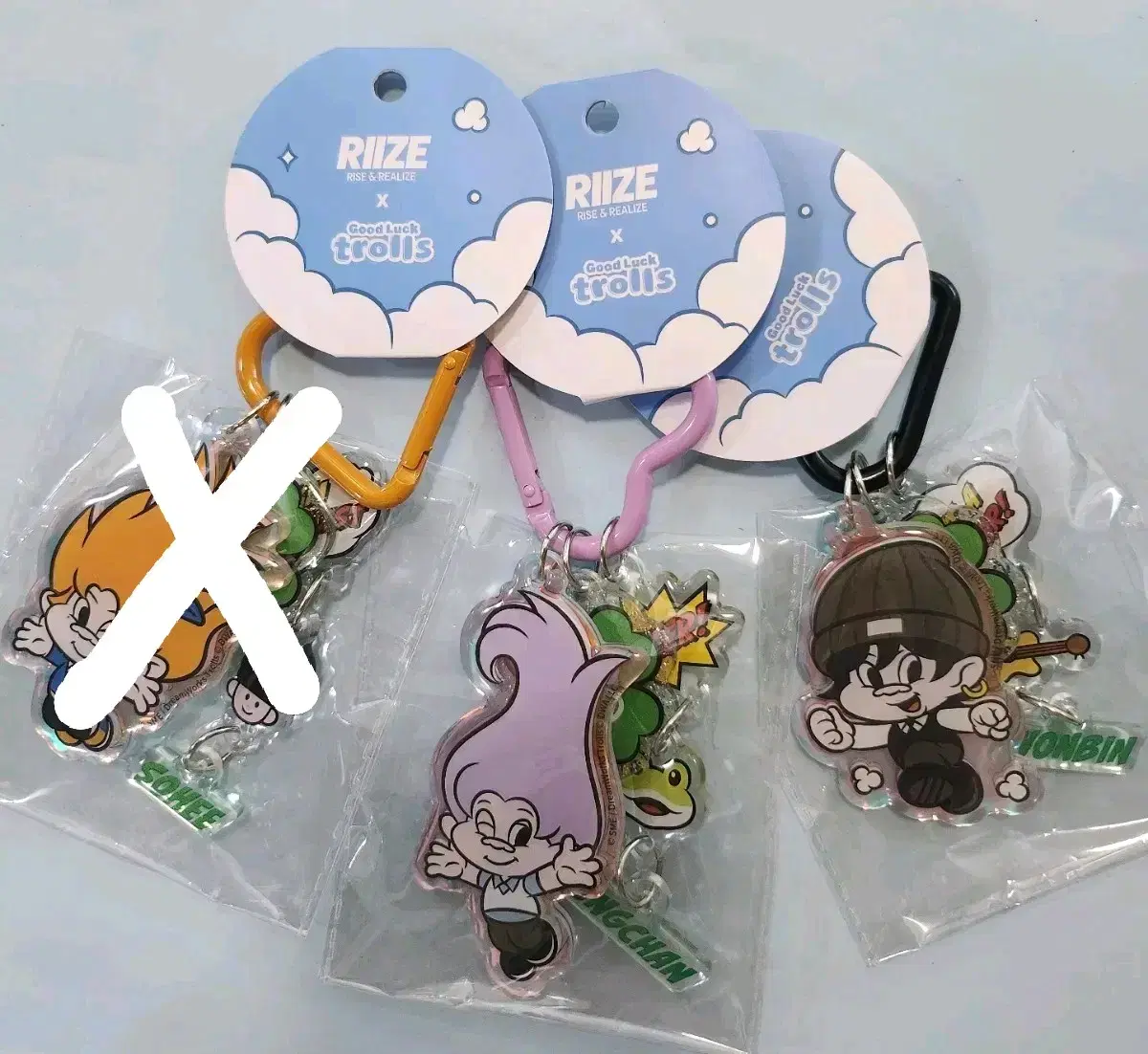 Rize Good Luck Troll (Original Price) Keyring wonbin sohee sungchan WTS