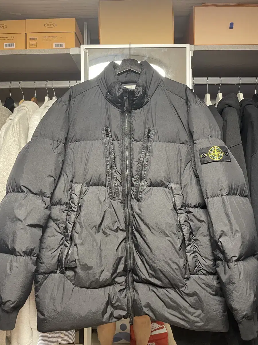 21FW Stone Island Crinkle Labs Non-Hooded Padding